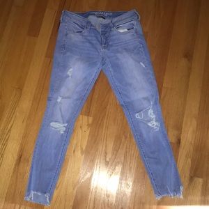 American Eagle Super Stretch low waisted jeggings